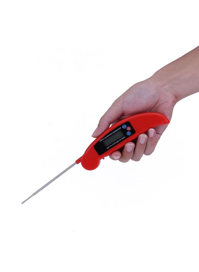 BBQ Kitchen Electronic Thermometer Probe Red - Image 4