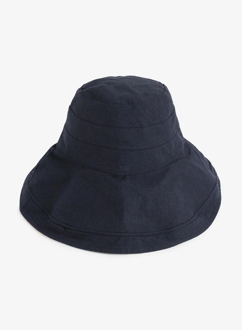Haute Sauce  Blue Solid Bucket Hat for Men | Best Price UAE