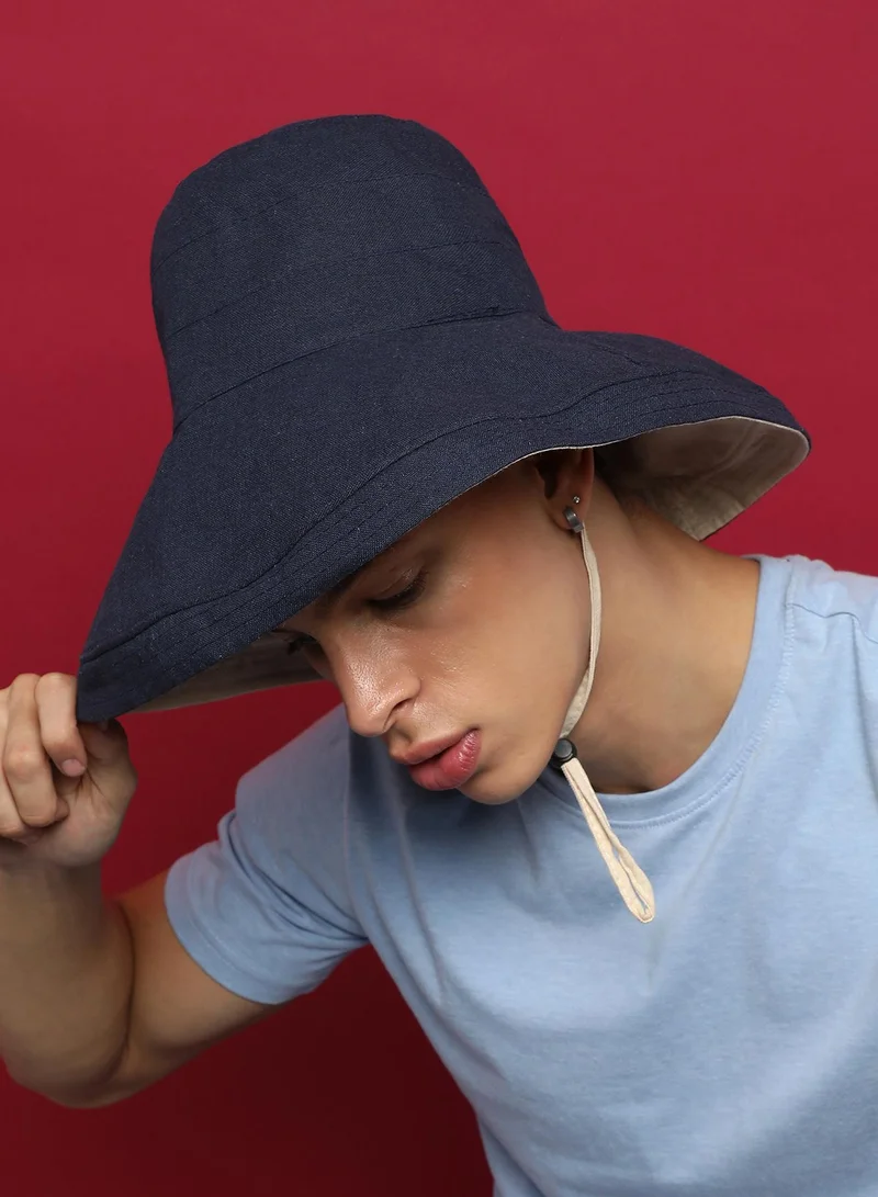 Haute Sauce Blue Solid Bucket Hat