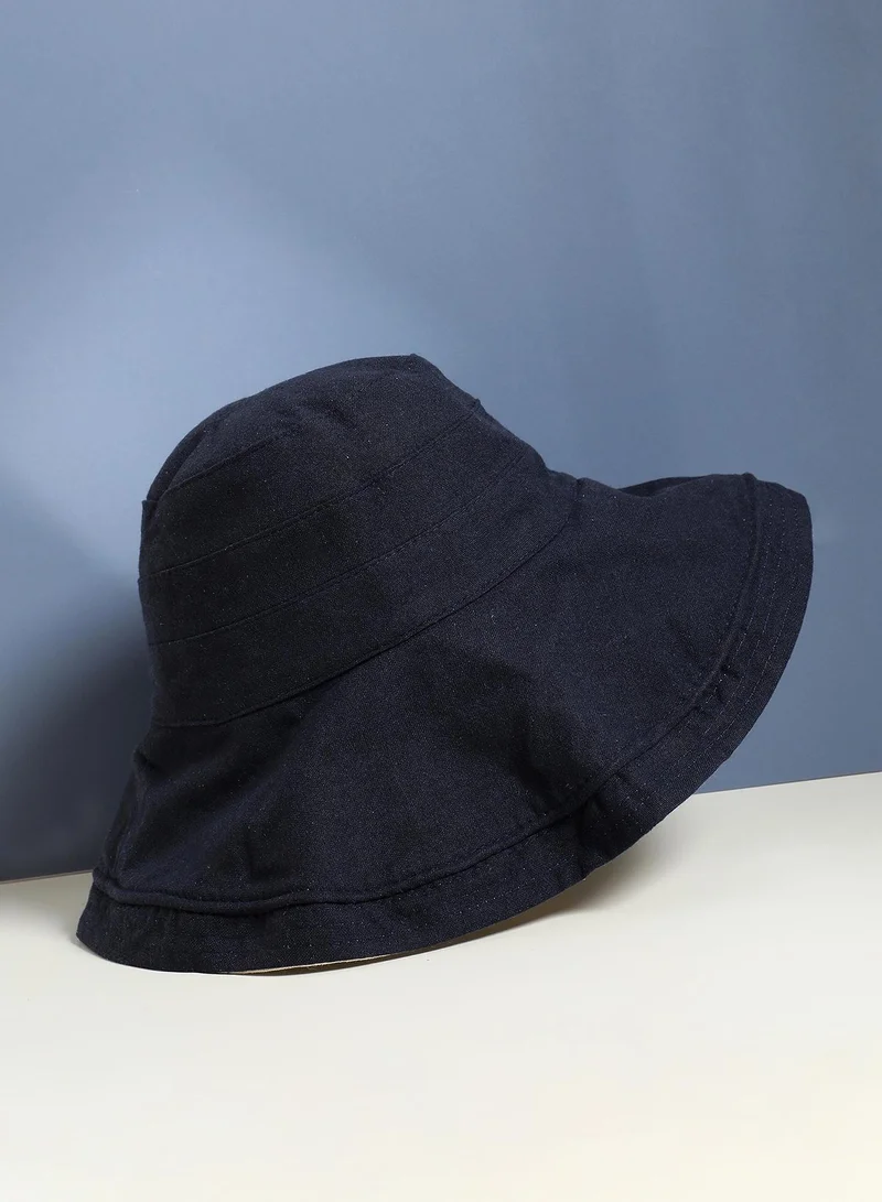 Haute Sauce Blue Solid Bucket Hat
