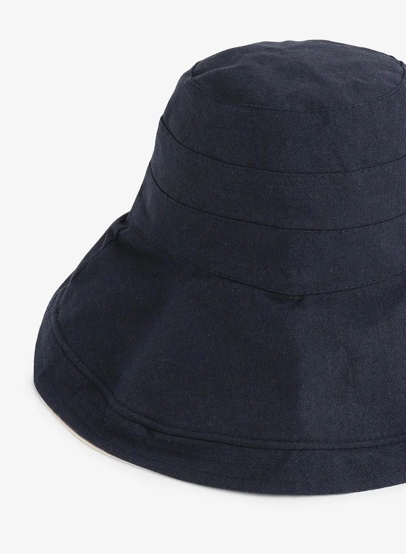 Haute Sauce  Blue Solid Bucket Hat for Men | Best Price UAE