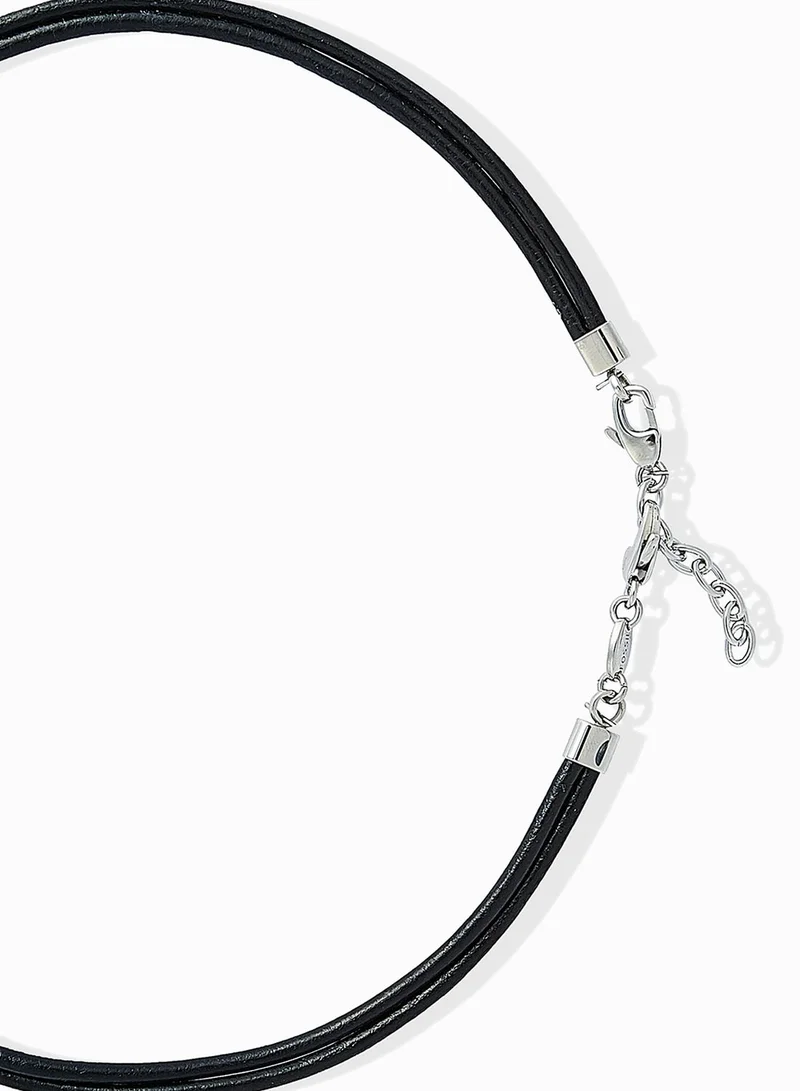 FOSSIL Metal Detail Bead Necklace