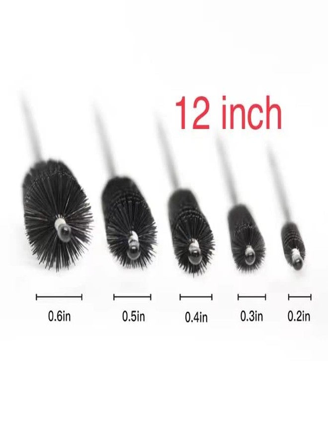 Cusfele 12 Inch Straw Cleaner Brush Kit, 10 Pack Extra Long Drink Straw Cleaner for Cleaning Pipe, Straw, Sippy Cup, Bottle and Tube, Black,white (SB10P) - Image 5