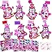 Winlyn 24 Sets Valentines Day Penguin Ornaments Decorations DIY Valentine Craft Kits Assorted Penguin Shaped with Heart Valentine Stickers for Kids Valentine Classroom Activities Gift Exchange - Image 2