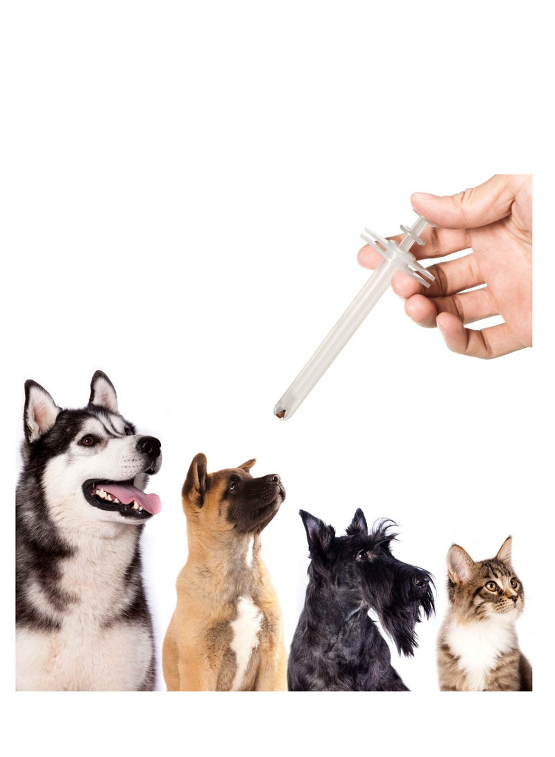 SYOSI 4Pcs Cats Dogs Pill Dispenser Pet Piller, Animal Feeding Kit, Pill Feeding Dispenser, for Cats Dogs Birds Baby Animals - Image 4