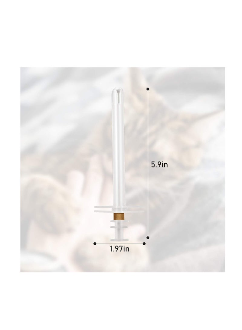 SYOSI 4Pcs Cats Dogs Pill Dispenser Pet Piller, Animal Feeding Kit, Pill Feeding Dispenser, for Cats Dogs Birds Baby Animals - Image 3