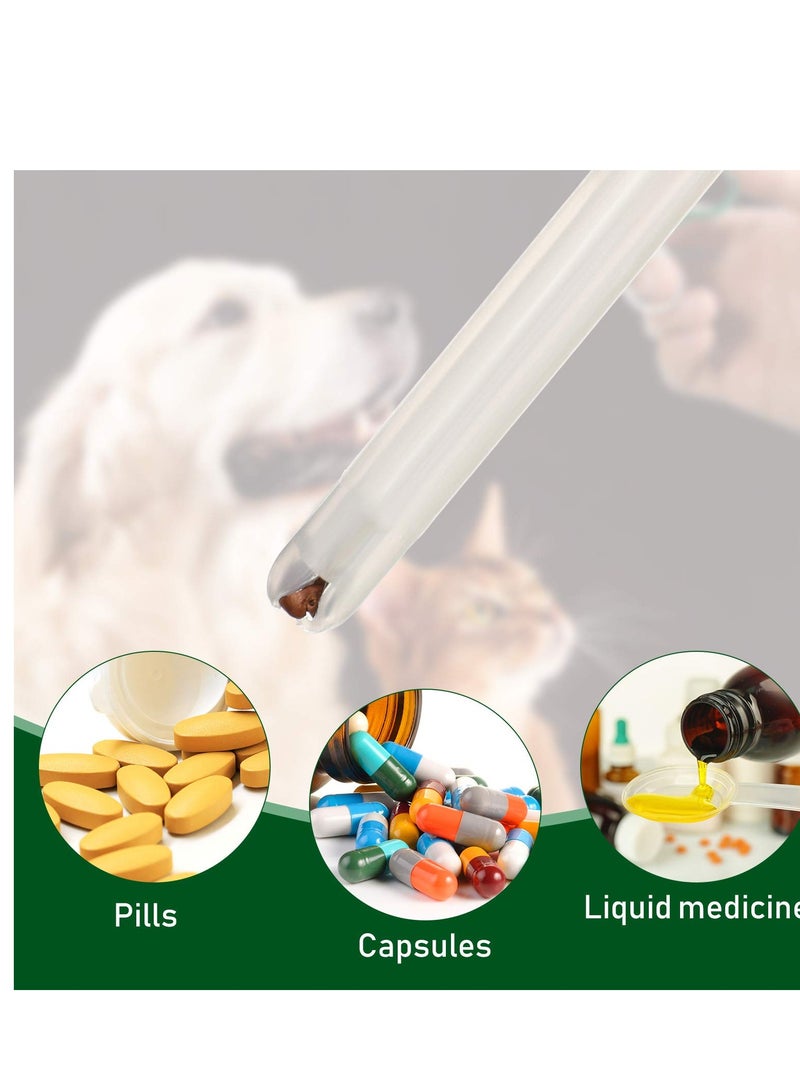 SYOSI 4Pcs Cats Dogs Pill Dispenser Pet Piller, Animal Feeding Kit, Pill Feeding Dispenser, for Cats Dogs Birds Baby Animals - Image 5