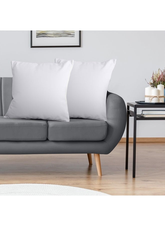 Utopia Bedding - Throw Pillows Insert (Pack of 2, White) - 26 x 26 Inches Bed and Couch Pillows - Indoor Decorative Pillows - Image 1