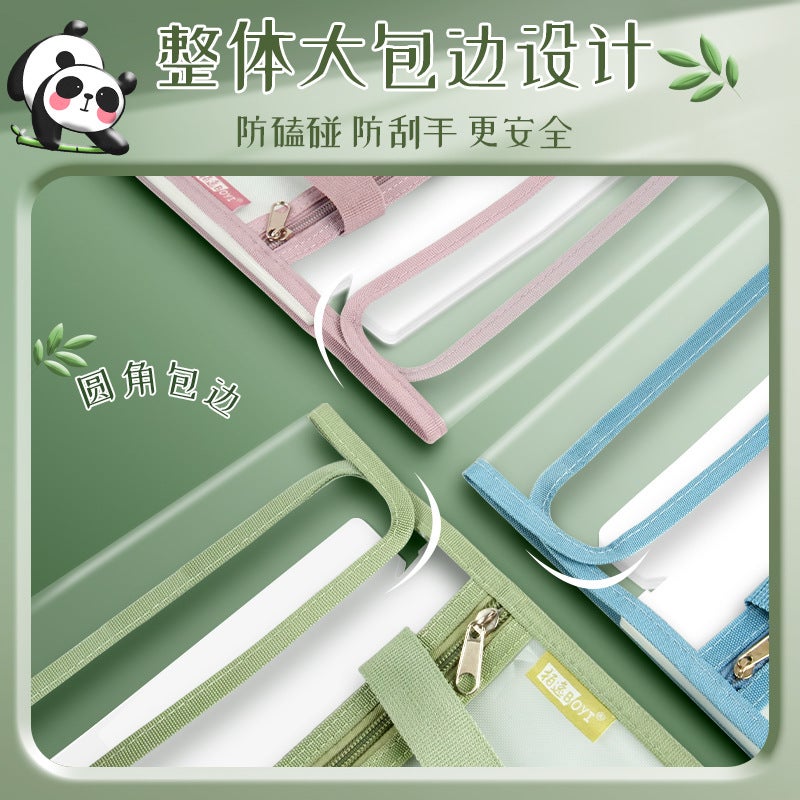 Special Transparent Bag For Examination Handbag Large Capacity Supplementary Test Paper Storage Bag Student Durable Thickened File Bag - Image 4