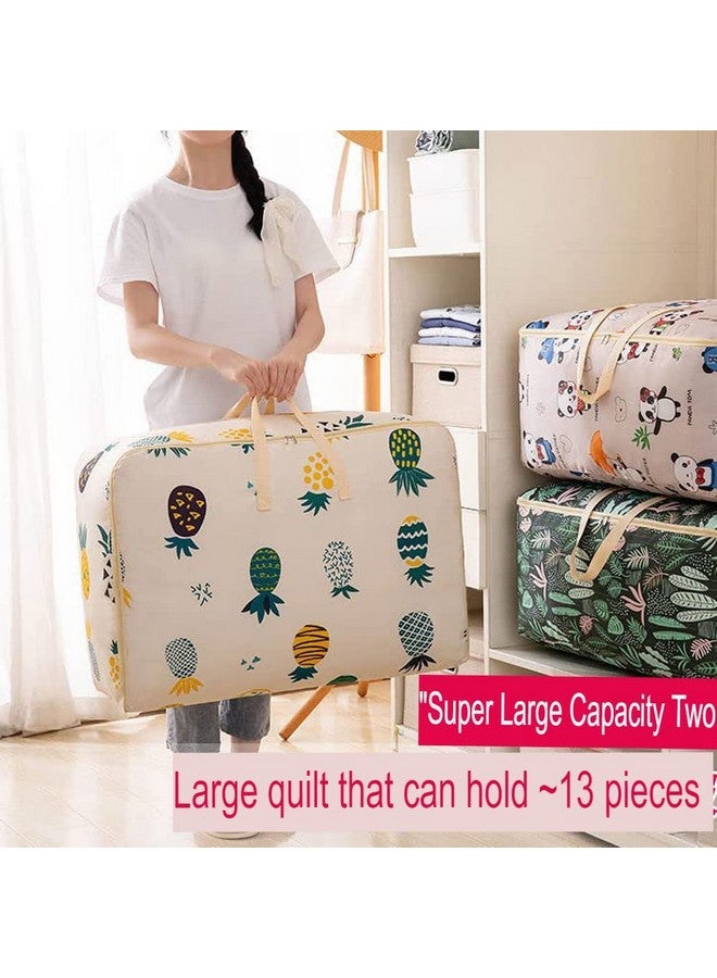 Whitecloud TRANSFORMING HOMES Lightweight Foldable Clothing Organizing Bag Polyester Underbed Storage Organizer Bag Compression Bag With Zipper (Bg08) (Pack Of 6, Yellow)  - Image 3