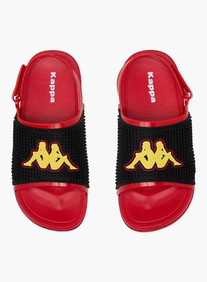 Kappa Slides With Hook & Loop, Logo Detail - Image 1
