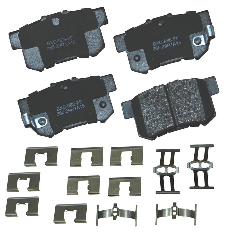Bendix Premium SBC365 Ceramic Rear Brake Pads for Select Models Acura CL,CSX,EL,ILX,Integra,Legend,RSX,TL,TSX,Vigor,Honda Accord,Civic,CR-Z,Prelude,S,MG ZR,Suzuki Kizashi,SX4,SX4 Crossover - Image 3