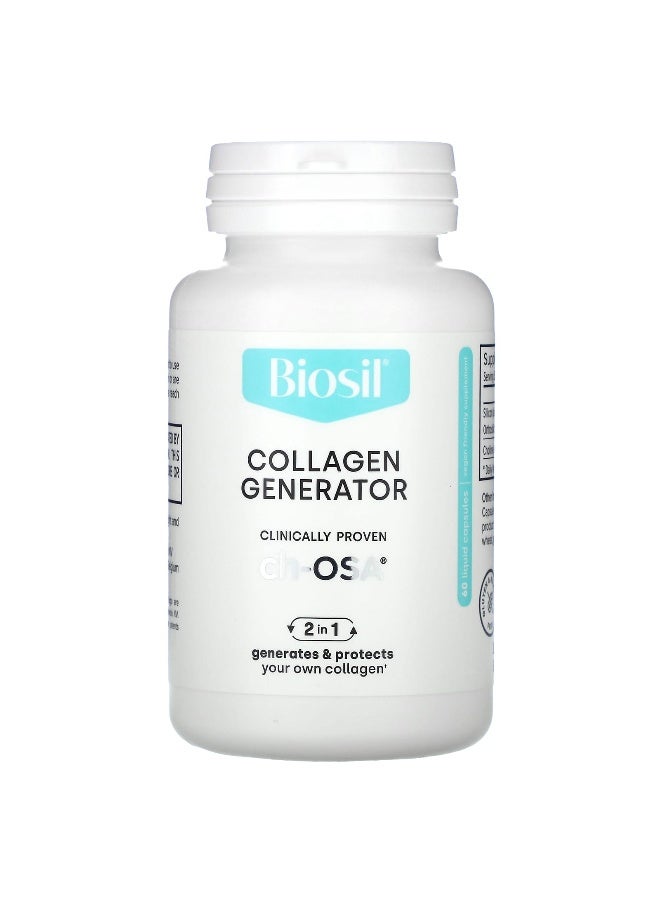 BIOSIL Biosil, Collagen Generator, 60 Liquid Capsules - Image 3