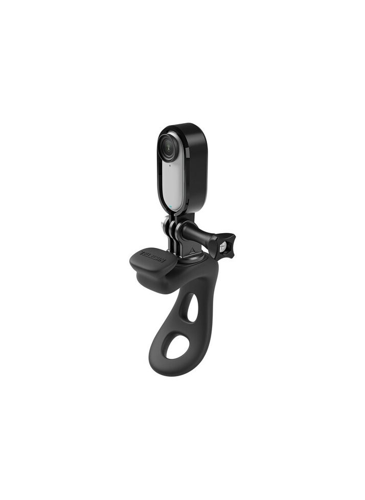 TELESIN Rubber Handlebar Mount For Action Cameras (Black)  - Image 3