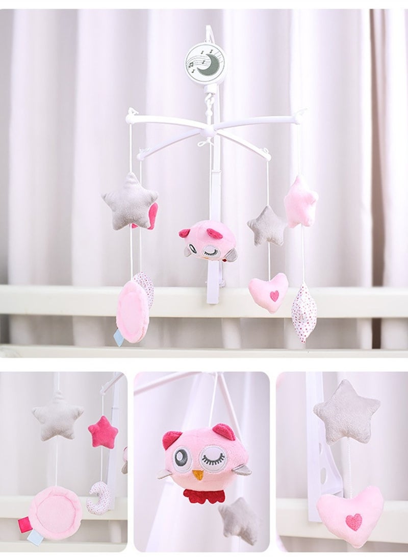 Bedside rotating music bell soothing wind chime rattle baby 0-1 years old music bed bell baby toy  - Image 2