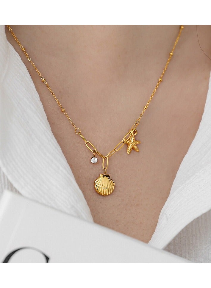 قلادة صدفة أنيقة - Image 1