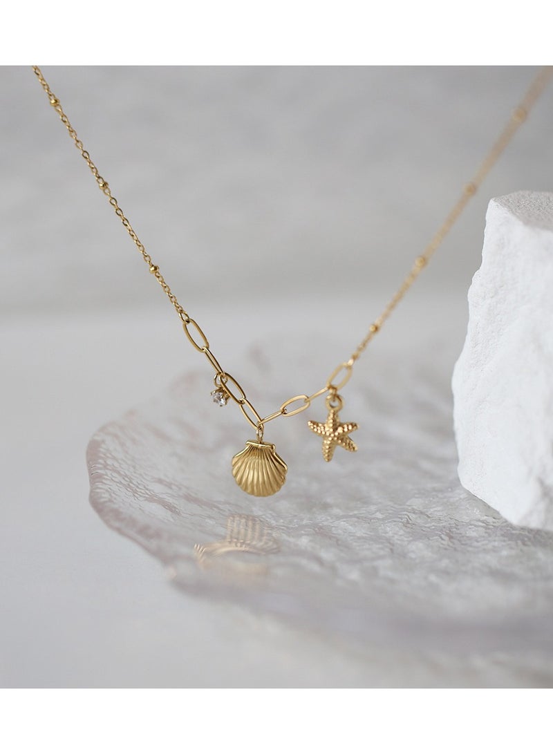 قلادة صدفة أنيقة - Image 2