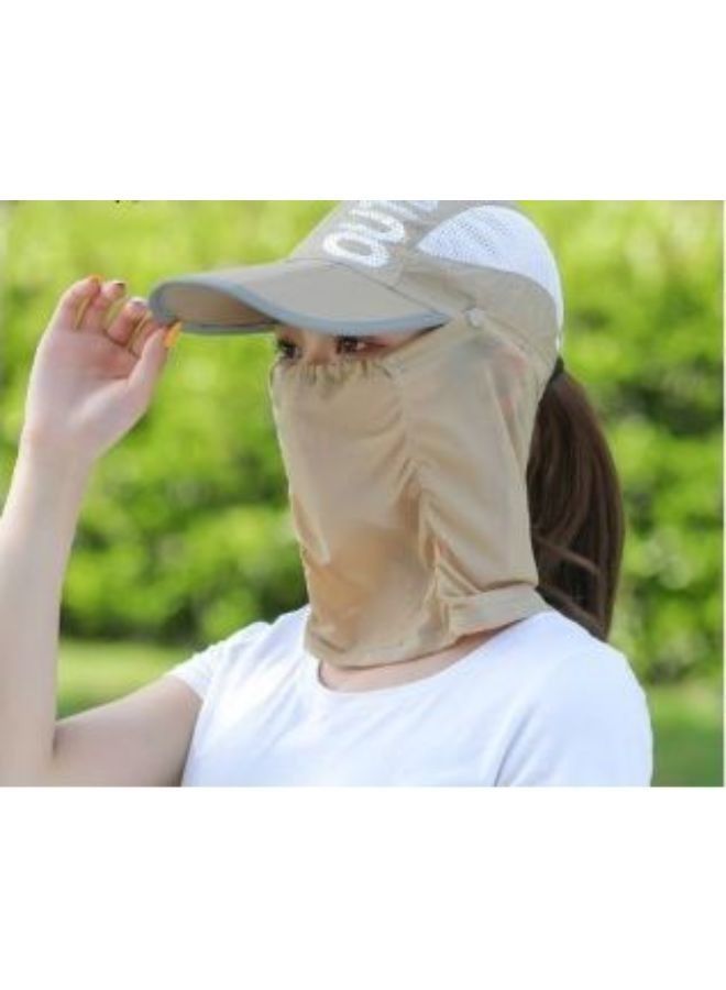 EasyLife Summer Outdoor Travel Foldable Face Cover Sun Hat - Image 3