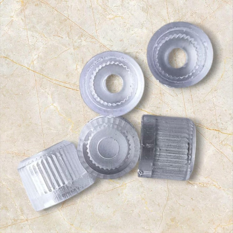 Dikshaware Plastic 05 Pcs JaquarESSCO Type Spendle Brushed Handle Bush/JaquarESSCO Type taps Handle Cap - Image 3