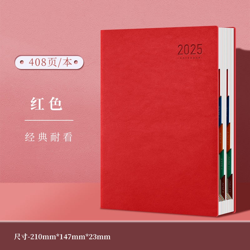 New Year'S Schedule Book, New Daily Planner, One Page Per Day Work Calendar, Notepad, Efficiency Manual, Private - Image 1