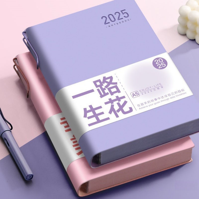 New Year'S Schedule Book, New Daily Planner, One Page Per Day Work Calendar, Notepad, Efficiency Manual, Private - Image 2