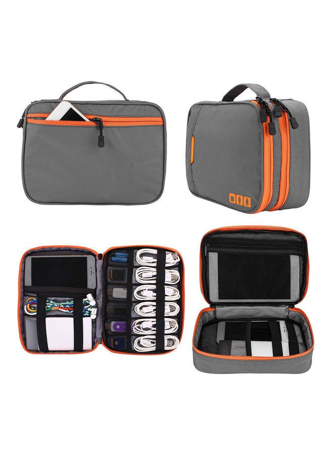 NIBEMINENT Multi-Function Digital Accessories Storage Organizer Bag Black  - Image 3