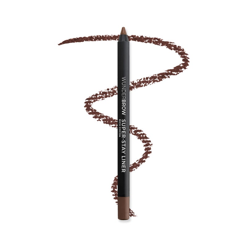 Wunderbrow Super Stay Eyeliner Pencil, Waterproof and Smudge-Proof, Shade: Rich Cocoa - Image 1