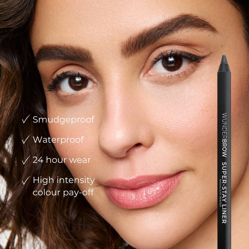 Wunderbrow Super Stay Eyeliner Pencil, Waterproof and Smudge-Proof, Shade: Rich Cocoa - Image 4