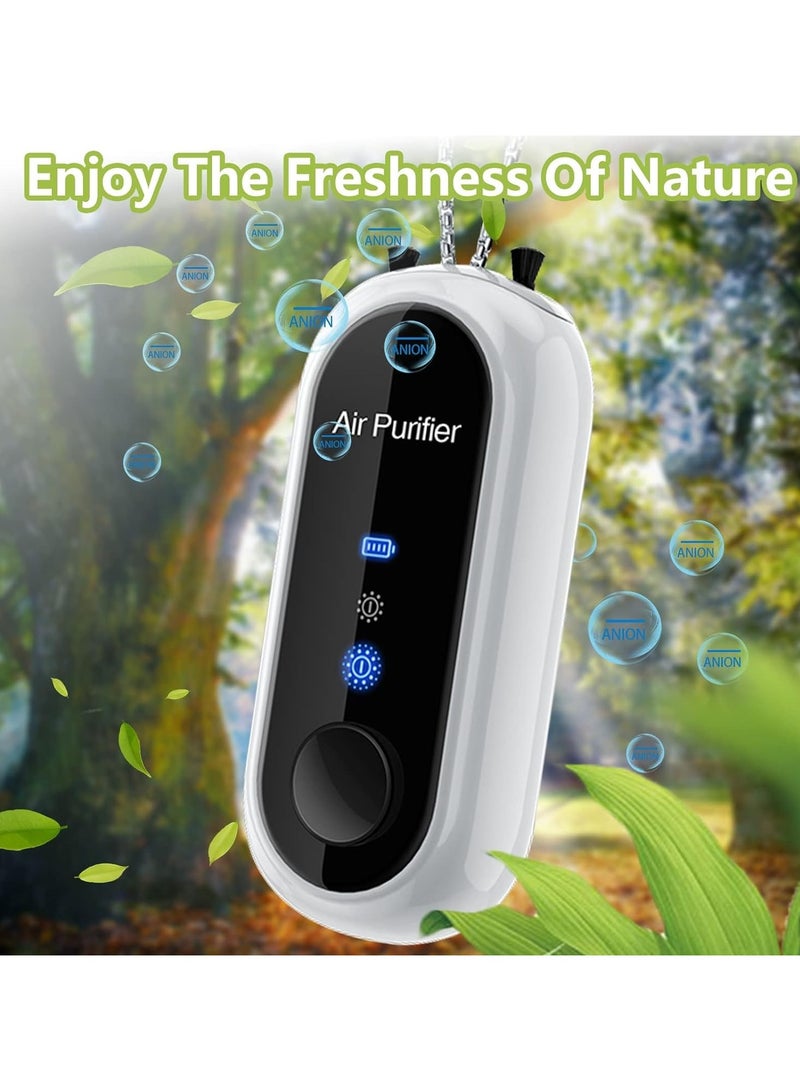 general Portable and Personal Air Purifier Necklace, Wearable Negative Ion Generator Air Purifier for Adults and Children for Family Travel - Image 2