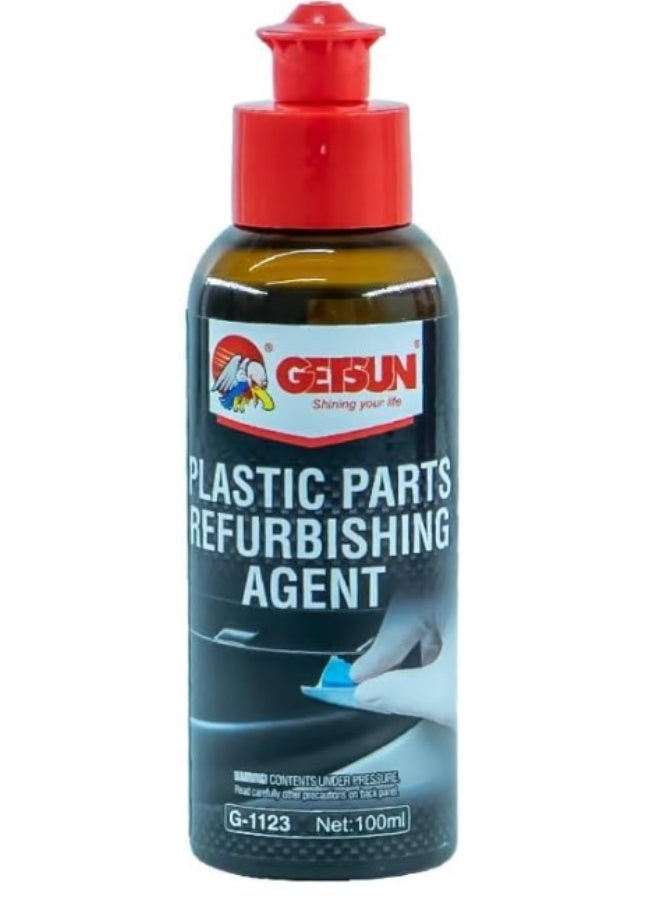 جيتسون عامل تجديد الأجزاء البلاستيكية من جيتسون، 100 مل، يفتح ويحمي البلاستيك من الأمطار الحمضية، سهل الاستخدام - جيتسون مرطب ومعجون بلاستيك للسيارة - Image 2