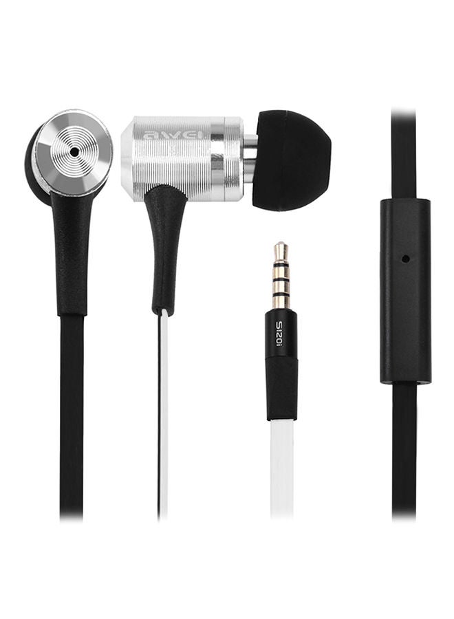 NIBEMINENT Noise Isolation In-Ear Earphones White/Black