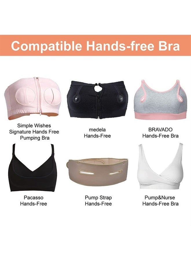 Maymom MyFit 30mm Two-Piece Design Large Breastshields, Compatible with Medela Breast Pump; Ideal for HandsFree Bra; Not Original PersonalFit Flex Breast Shield,Not Original Freestyle Pump Parts, 2pcs - Image 4