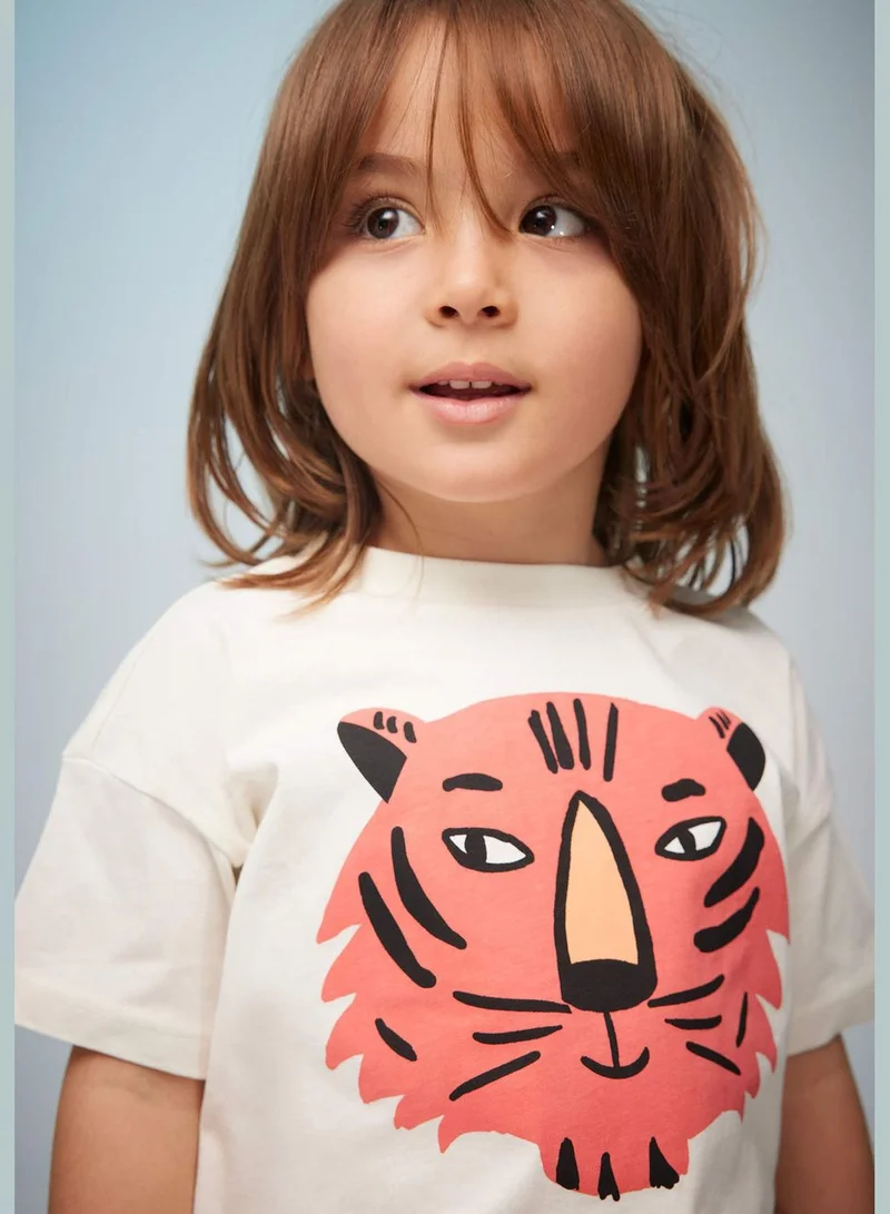 ديفاكتو BabyBoy Short Sleeve Knitted Short Sleeve T-Shirt
