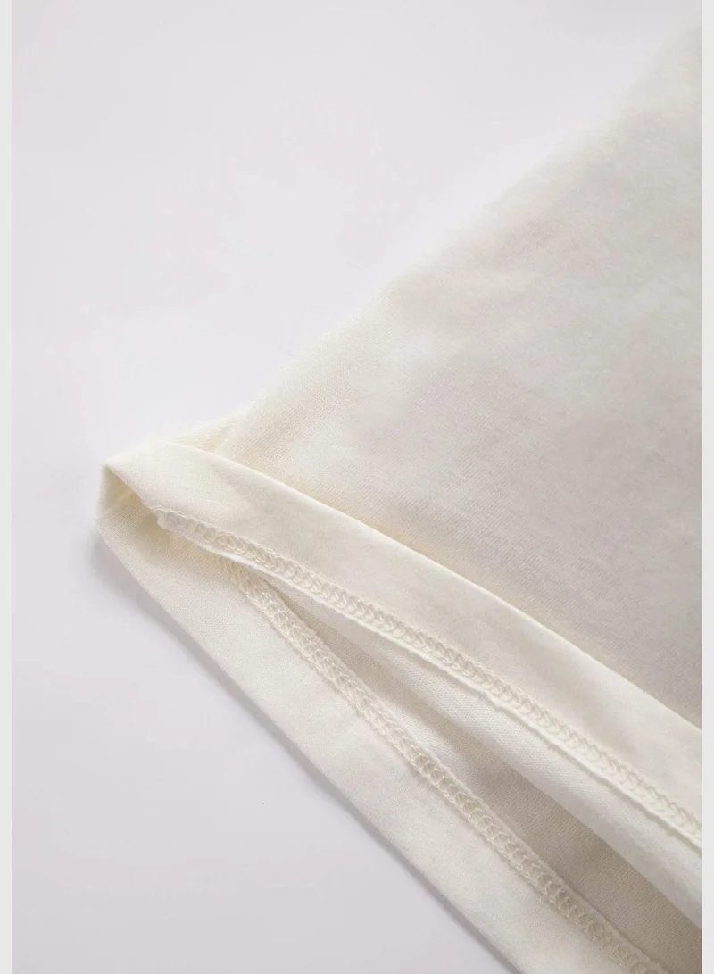ديفاكتو BabyBoy Short Sleeve Knitted Short Sleeve T-Shirt