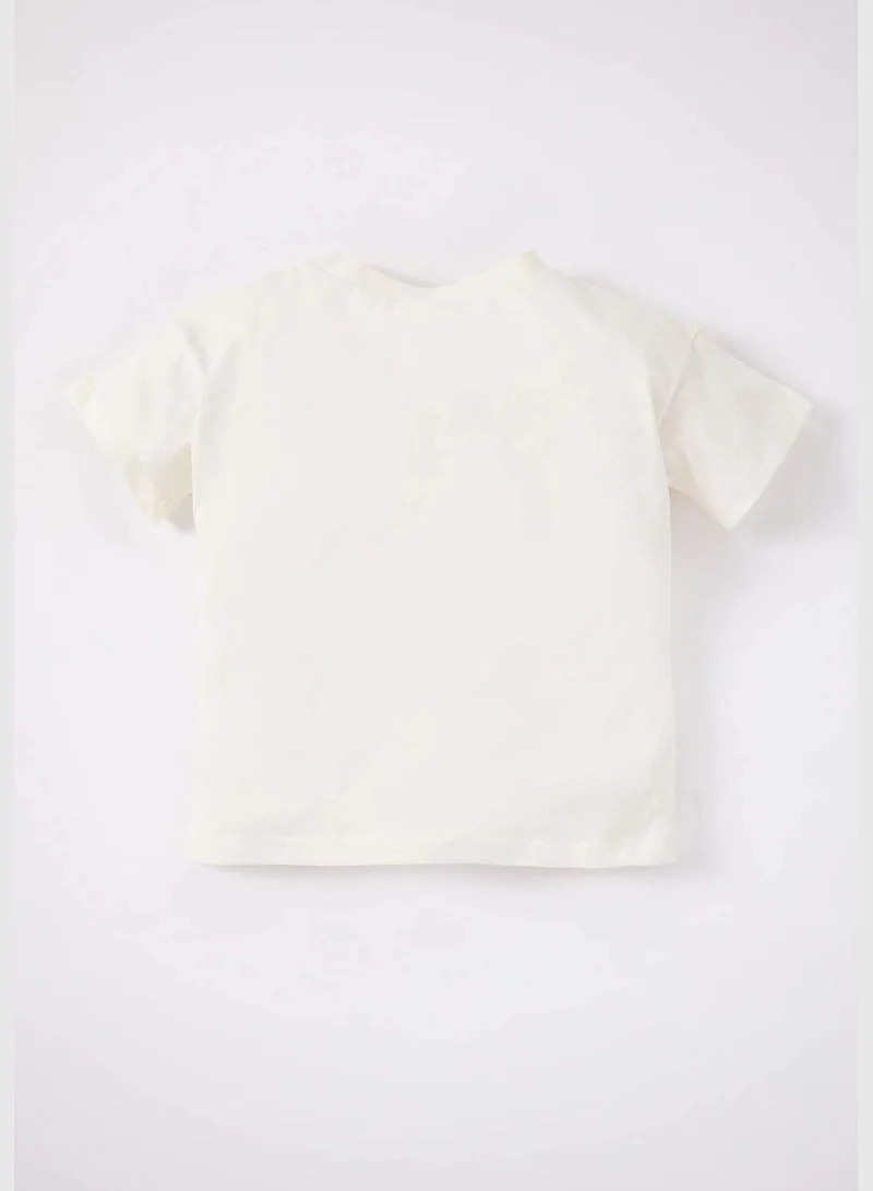 ديفاكتو BabyBoy Short Sleeve Knitted Short Sleeve T-Shirt