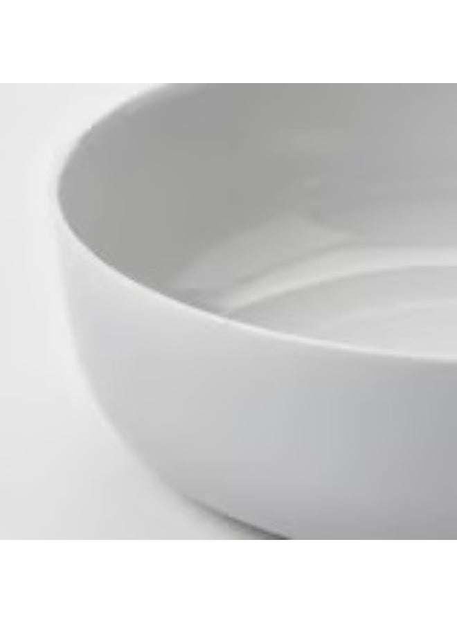 Serving bowl light grey 22 cm - Image 3