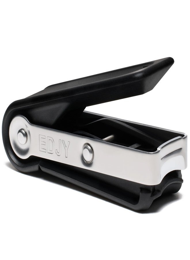 EDJY Fingernail Cutter - Precision Stainless Steel Nail Cutter for Fingernails | Sharp Blade, Ergonomic Design, Durable & Rust-Resistant | Ideal for Men and Women | Black - Image 1