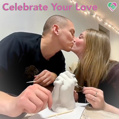 Luna Bean Hand Casting Kit – The Original Hand Mold Kit for Couples – Christmas Gifts for Women, Bridal Shower, Wedding, Engagement Gifts Her Him Anniversary Men Mom Wife Husband Boyfriend Girlfriend - Image 3