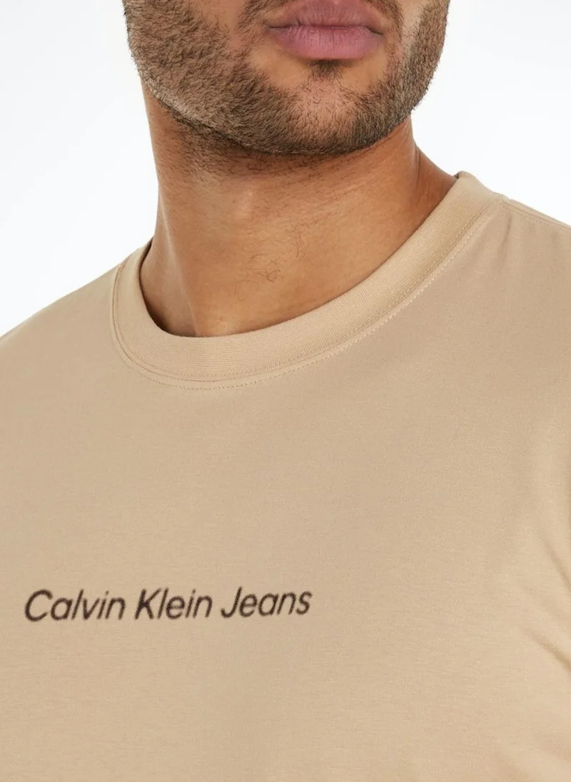 Calvin Klein Jeans Logo Crew Neck T-Shirt