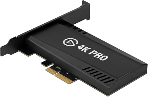 elgato بطاقة التقاط داخلية Elgato 4K Pro: تمرير 8K60/4K60 HDR10 مع زمن انتقال منخفض للغاية على PS5 و Xbox Series X/S و OBS والمزيد، للبث والتسجيل، لأجهزة الكمبيوتر التي تعمل بنظام Windows وإعدادات الكمبيوتر المزدوج (مجددة) - Image 1