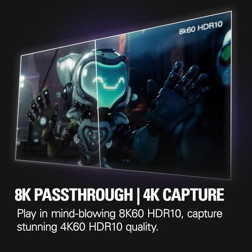 elgato بطاقة التقاط داخلية Elgato 4K Pro: تمرير 8K60/4K60 HDR10 مع زمن انتقال منخفض للغاية على PS5 و Xbox Series X/S و OBS والمزيد، للبث والتسجيل، لأجهزة الكمبيوتر التي تعمل بنظام Windows وإعدادات الكمبيوتر المزدوج (مجددة) - Image 3