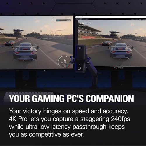 elgato بطاقة التقاط داخلية Elgato 4K Pro: تمرير 8K60/4K60 HDR10 مع زمن انتقال منخفض للغاية على PS5 و Xbox Series X/S و OBS والمزيد، للبث والتسجيل، لأجهزة الكمبيوتر التي تعمل بنظام Windows وإعدادات الكمبيوتر المزدوج (مجددة) - Image 5