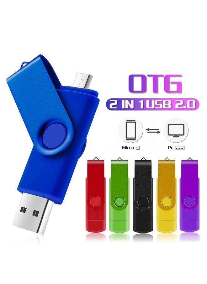USB2.0 3.0 عالي السرعة للهاتف المحمول USB OTG Android كمبيوتر ثنائي الاستخدام هدية حروف USB بالجملة - اللون: أزرق - السعة: 3.0 8 جيجابايت  - Image 2