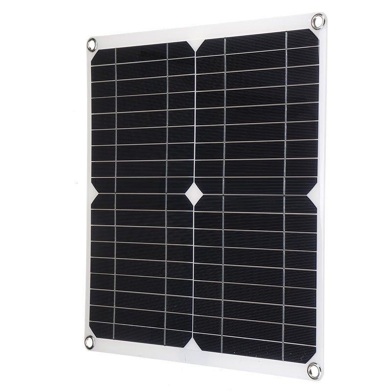 25W 18V Solar Panel Kit Camping Caravan Power Supply Battery Charging Outdoor Power System - Image 1