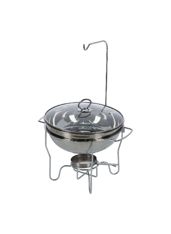 Bien Servi High Quality Stainless Steel Food Warmer with Stand and Burner Silver 3 L DZW-A2035  - Image 1