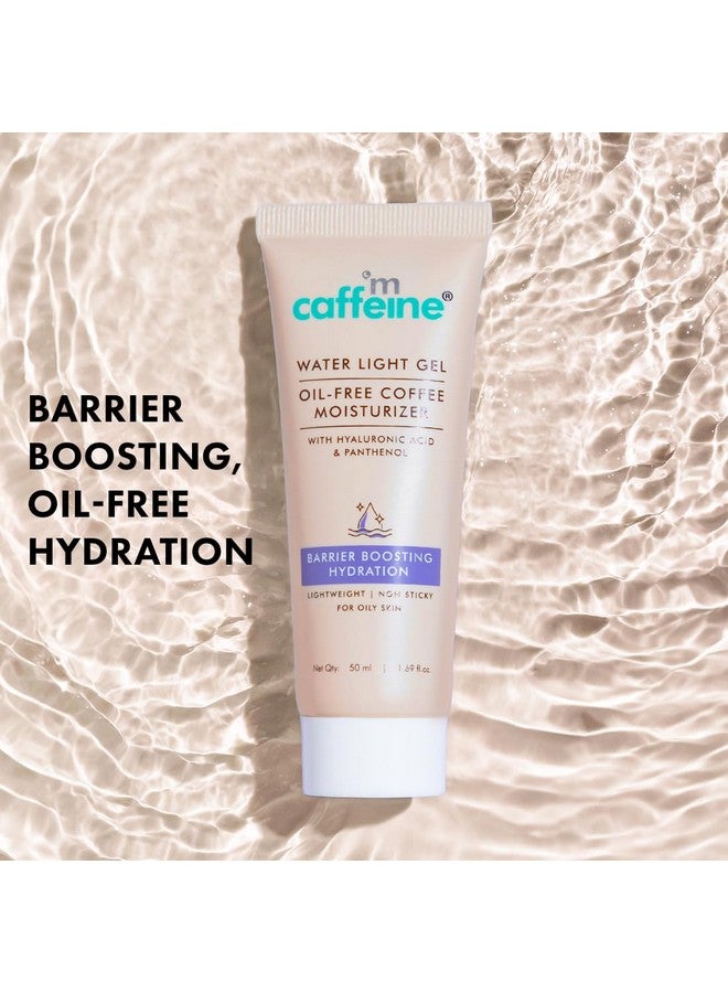 إم كافيين مرطب جل القهوة الخالي من الزيوت من Water Light | ترطيب عميق للبشرة وتعزيز الحاجز مع مرطب السيراميد | كريم للوجه للنساء والرجال | ترطيب لمدة 72 ساعة | مرطب جل لإصلاح الحاجز للبشرة الدهنية - 50 مل - Image 4