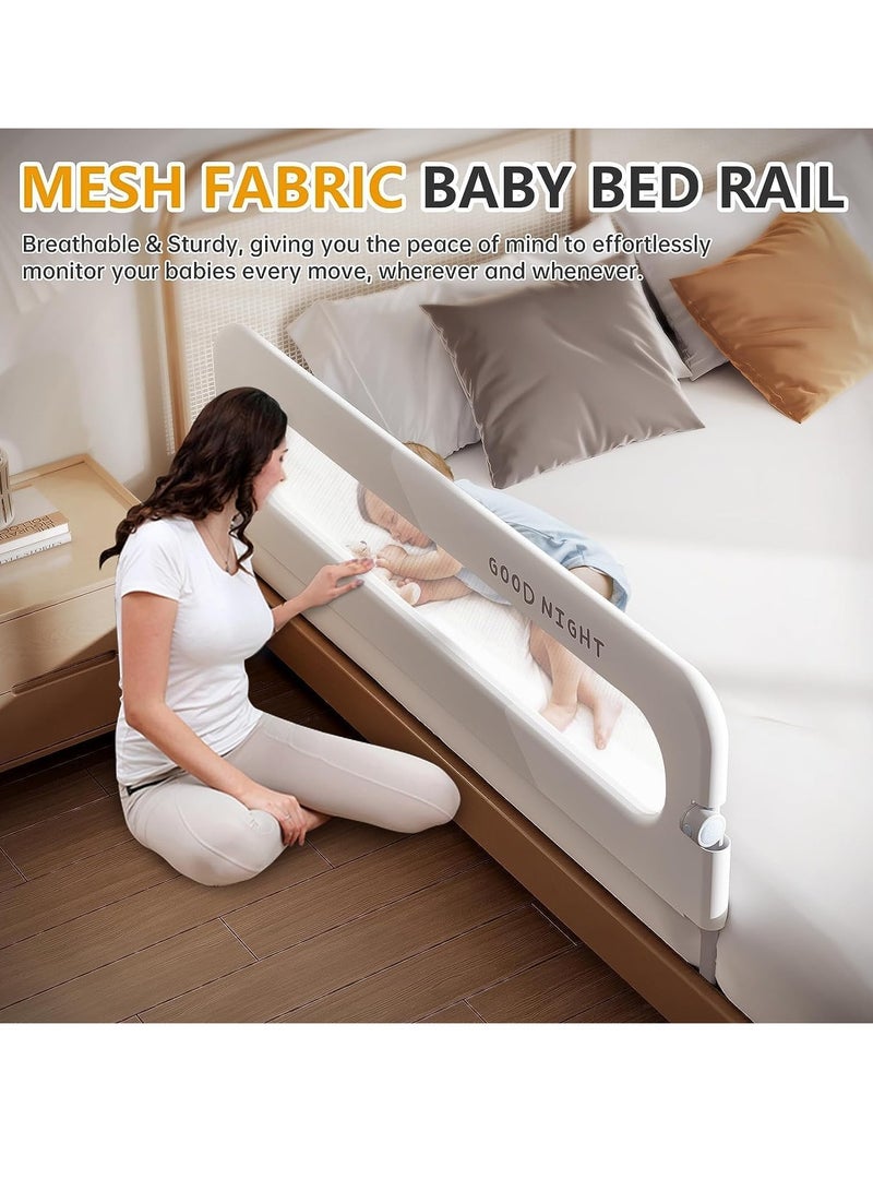 DMG TECH Toddler Bed Rails for Toddler Folding Bed Portable Crib Rails Bumper for Toddlers (180cm) - Image 5