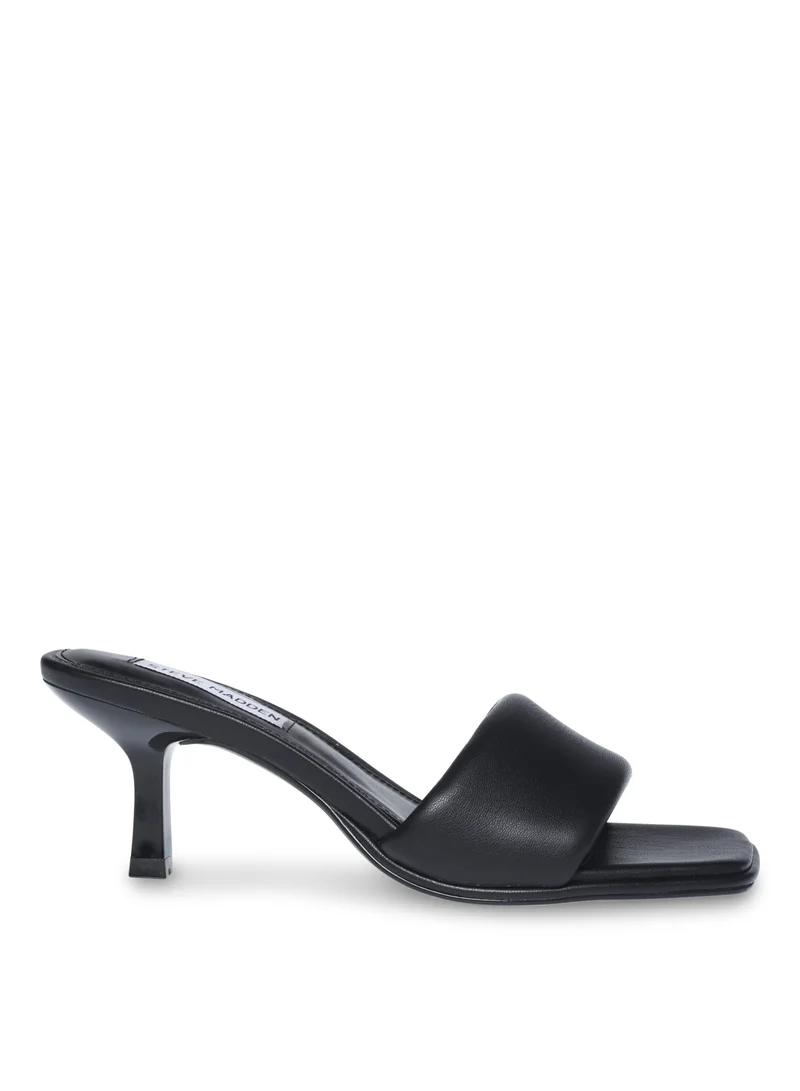 Steve Madden Snazzy Black Black Women's Heel Sandals