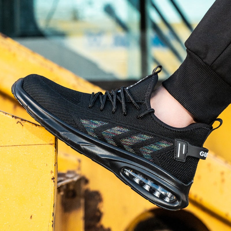 Labor Protection Shoes, Winter Anti-Odor, Anti-Smash, Anti-Puncture, Men'S Lightweight Steel-Toe Functional Shoes, Fleece-Lined Safety Shoes, Wear-Resistant - Image 5