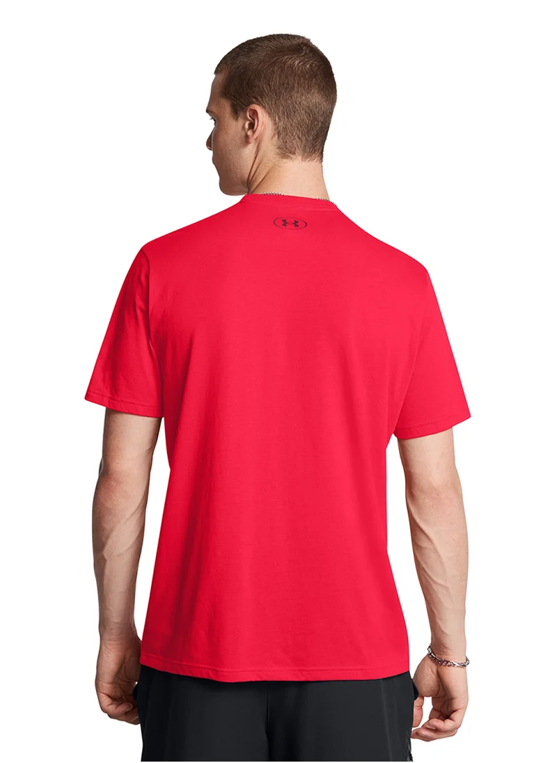 اندر ارمور Boxed Sports Logo T-shirt